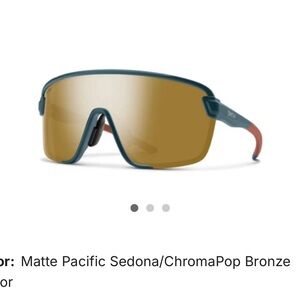 SMITH bobcat Pacific Blue Sunglasses with Bronze Lenses